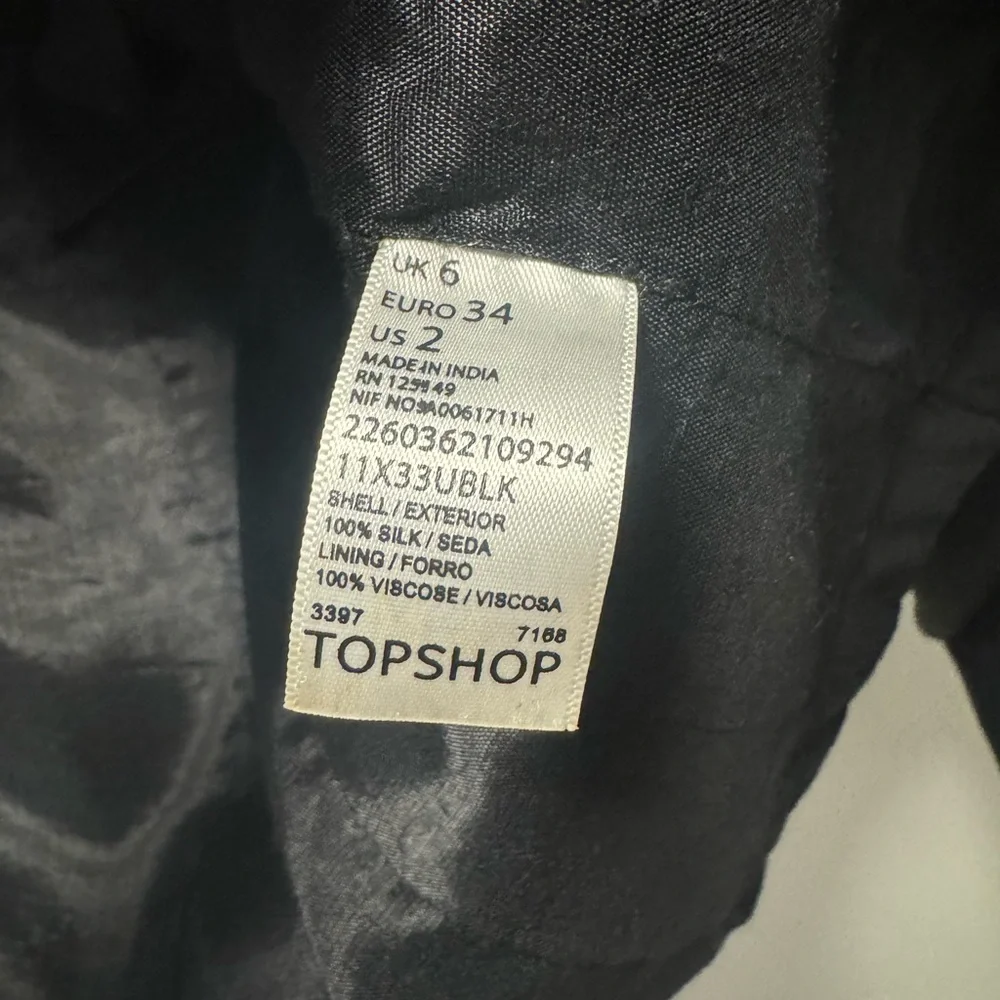 Topshop 100% Silk Beaded Embellished Jacket - Picture 6 of 7
